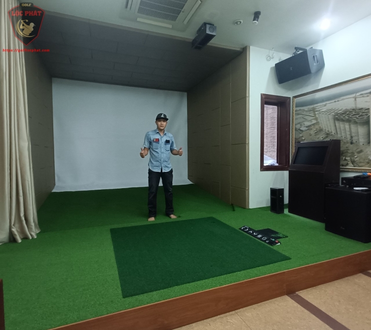 THI CÔNG PHÒNG TẬP GOLF SỬ DỤNG PHẦN MỀM FIELD ZONE CHO CƯ DÂN CHUNG CƯ M5 PHÚ MỸ HƯNG QUẬN 7-HCM