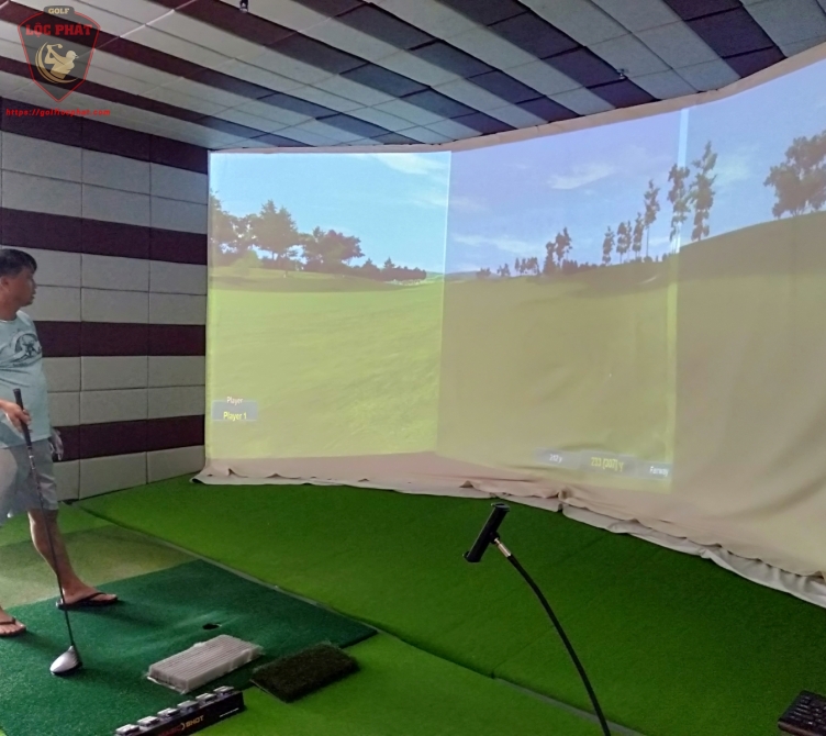 THI CÔNG PHÒNG TẬP GOLF SỬ DỤNG PHẦN MỀM FIELD ZONE CHO CƯ DÂN CHUNG CƯ M5 PHÚ MỸ HƯNG QUẬN 7-HCM