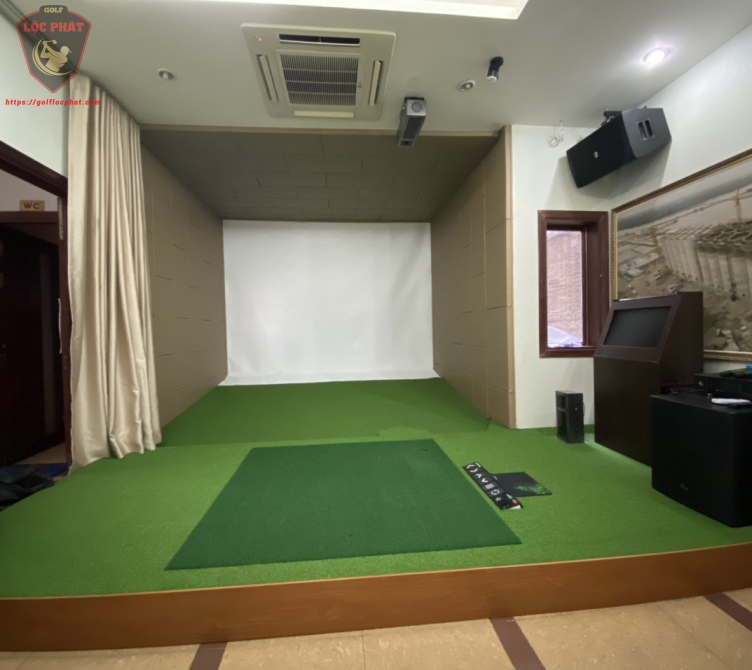 THI CÔNG PHÒNG TẬP GOLF SỬ DỤNG PHẦN MỀM FIELD ZONE CHO CƯ DÂN CHUNG CƯ M5 PHÚ MỸ HƯNG QUẬN 7-HCM