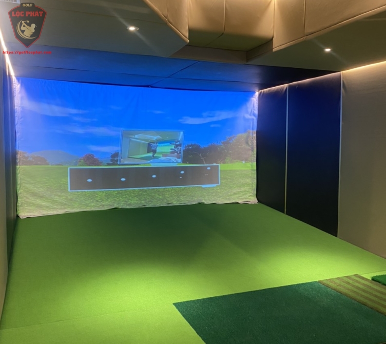 THIẾT KẾ VÀ THI CÔNG PHÒNG TẬP VIP CÓ THẢM SWING SỬ DỤNG PHẦN MỀM FIELD ZONE CHO CHUỖI LINE TẬP GYM&GOLF GETFIX  9A TRUNG SƠN BÌNH CHÁNH-HCM
